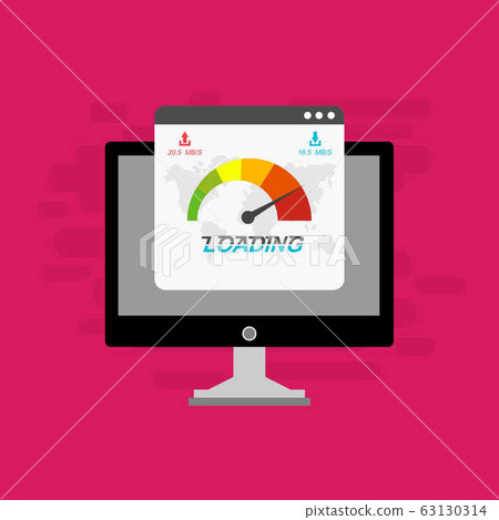 Website speed loading time. laptop acceleration Website speed loading time. laptop acceleration 63130314