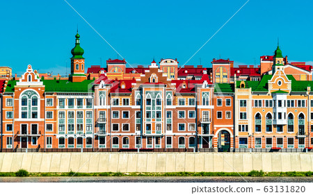 Houses at the embankment of Yoshkar-Ola in Russia Houses at the embankment of Yoshkar-Ola in Russia 63131820