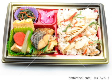 Bamboo shoot rice lunch 63132805
