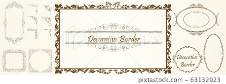 European-style ornament, decorative border,... - Stock Illustration ...