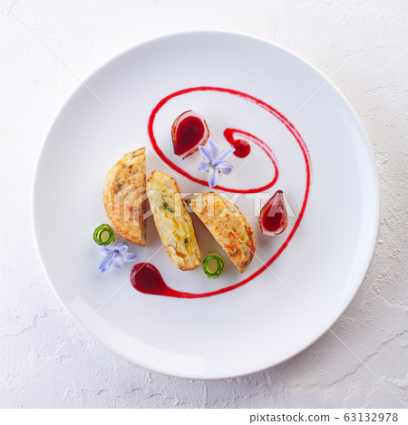 potato pancakes with cranberry sauce potato pancakes with cranberry sauce 63132978