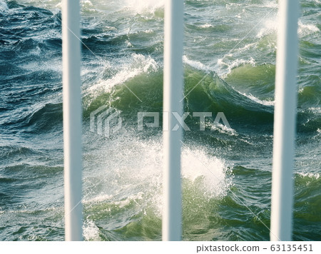 Stormy Waves and Guard Rails 63135451