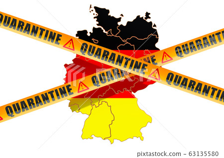 Quarantine in Germany concept 63135580