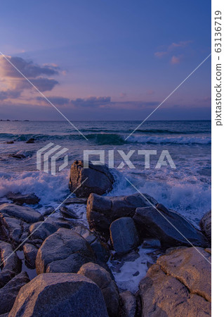 Dusk of the coast Dusk of the coast 63136719
