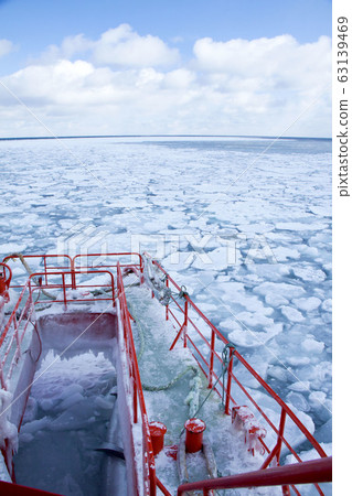 Drift ice in the Sea of Okhotsk 63139469