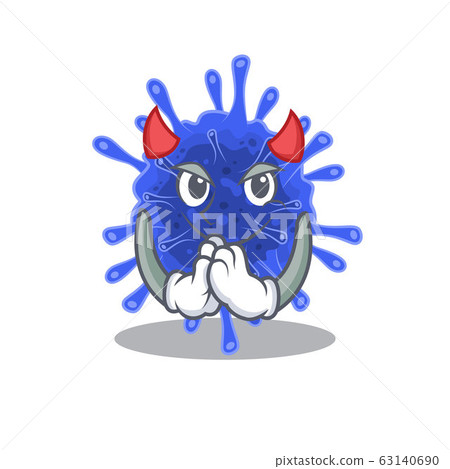 A picture of bacteria coronavirus in devil cartoon design A picture of bacteria coronavirus in devil cartoon design 63140690
