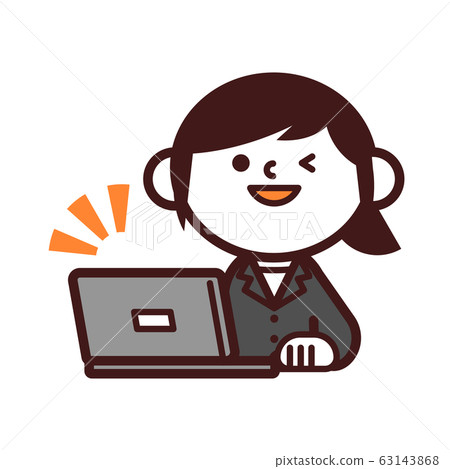 西裝上身平女筆記本電腦 63143868