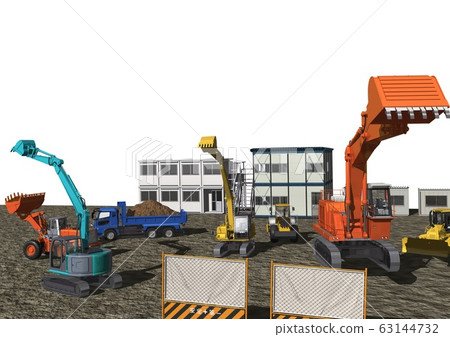 Construction site landscape 63144732