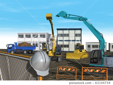 施工現場景觀 施工現場景觀 63144734