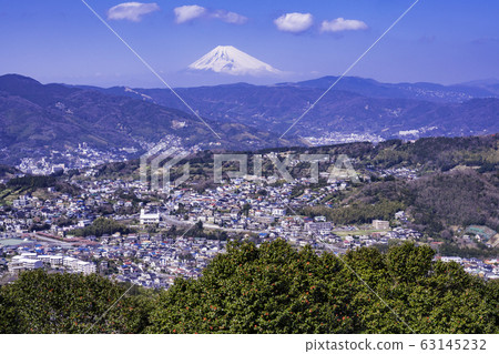 （靜岡縣）從東伊豆和小室山看富士山 63145232