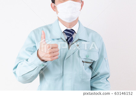 Men in work clothes Men in work clothes 63146152