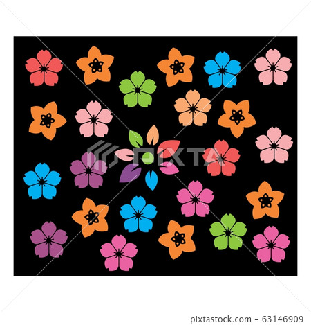 colorful flower set background and wallpaper colorful flower set background and wallpaper 63146909