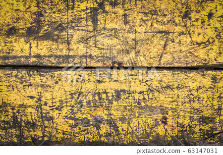 Yellow wooden old wall texture background Yellow wooden old wall texture background 63147031