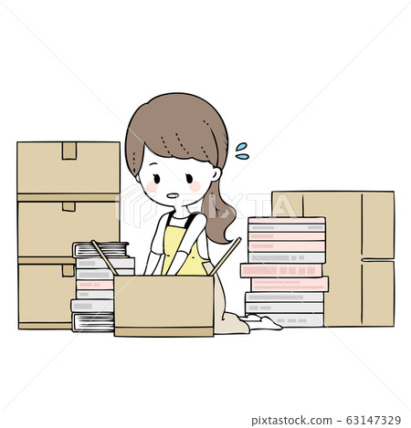 女人裝箱和拆箱 女人裝箱和拆箱 63147329