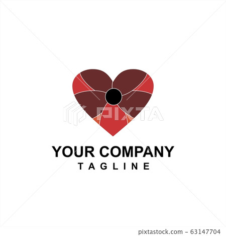 simple romantic sweet heart love logo and vector simple romantic sweet heart love logo and vector 63147704