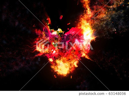 Cool abstract heart 63148036