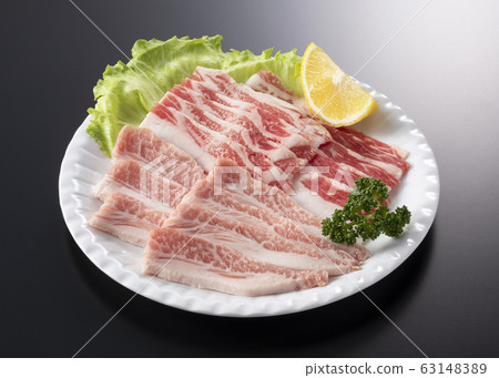伊比利亞豬肚和肩膀里脊 伊比利亞豬肚和肩膀里脊 63148389