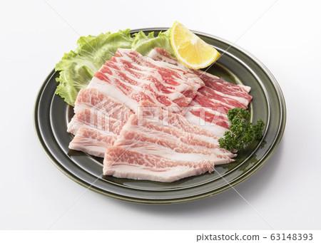 Iberico pork belly and shoulder loin 63148393