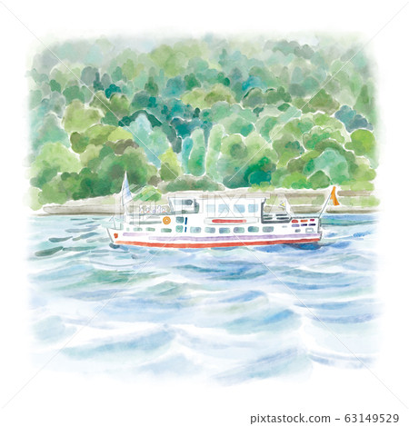 Landscape along the Rhine river in Germany Landscape along the Rhine river in Germany 63149529