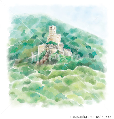 Zonek Castle along the Rhine 63149532