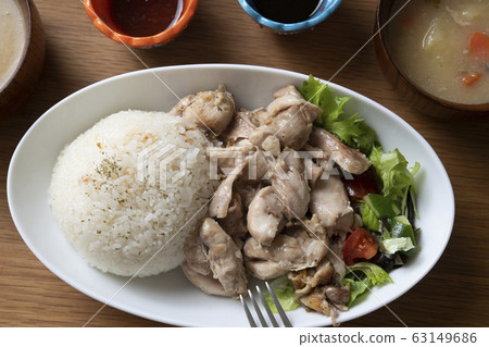 Hainan chicken rice Hainan chicken rice 63149686