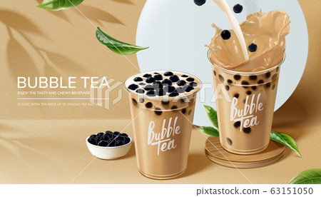 Bubble milk tea ads 63151050