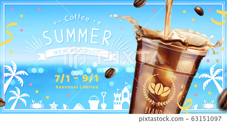 Cold brew coffee ads 63151097