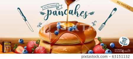Pancake mix banner ads 63151132