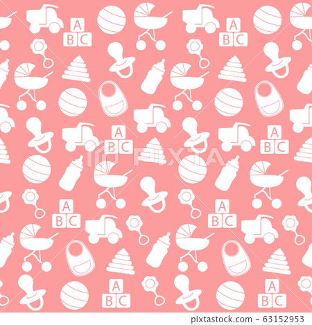 Baby toys seamless pattern. Baby toys seamless pattern. 63152953