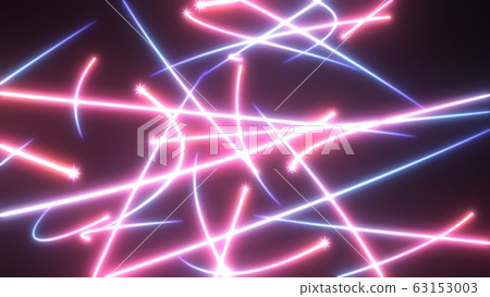 Flying Shining Star Particles with Glowing Neon Energy Stream Lines - Abstract Background Texture Flying Shining Star Particles with Glowing Neon Energy Stream Lines - Abstract Background Texture 63153003