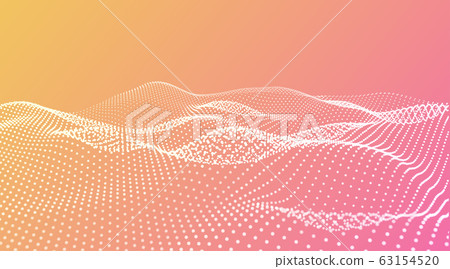 Music abstract background sound wave vector illustration. 63154520