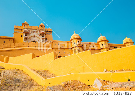 Amber Palace historic architecture in Jaipur, India 63154928