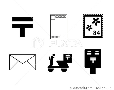 Mail icon mark set Mail icon mark set 63156222