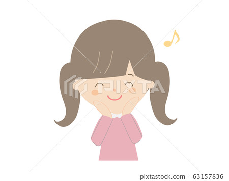 快樂的微笑女孩 快樂的微笑女孩 63157836