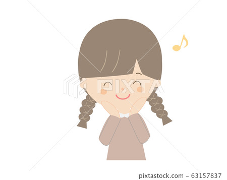 快樂的微笑女孩 快樂的微笑女孩 63157837