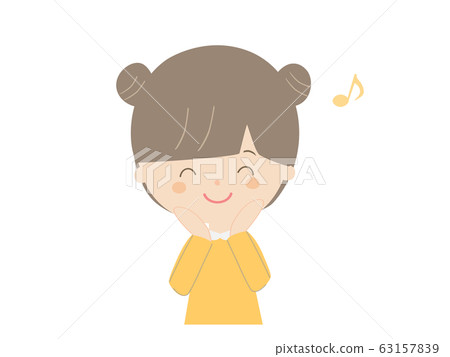 快樂的微笑女孩 快樂的微笑女孩 63157839
