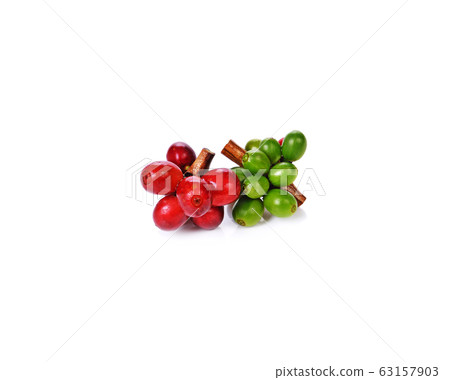 coffee beans isolated on white coffee beans isolated on white 63157903