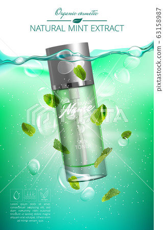 Advertising poster for cosmetic product for 63158987