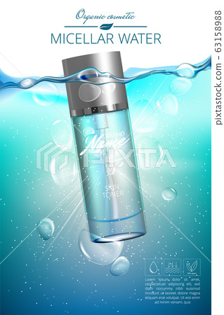Advertising poster for cosmetic product for 63158988