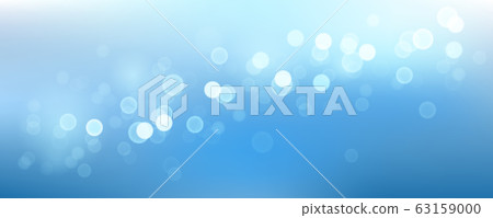 Abstract blue sky background with blur bokeh light - Stock Illustration ...