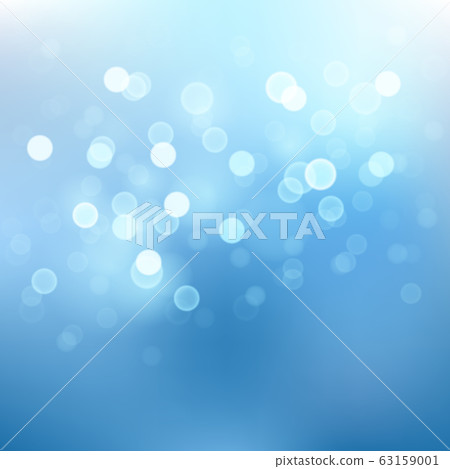 Abstract blue sky background with blur bokeh light - Stock Illustration ...