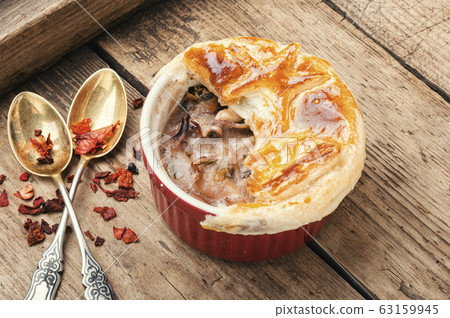 Seafood soup or julienne. Seafood soup or julienne. 63159945