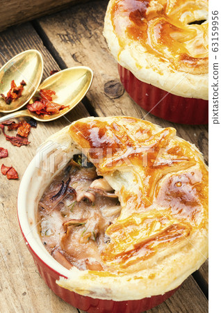 Seafood soup or julienne. Seafood soup or julienne. 63159956