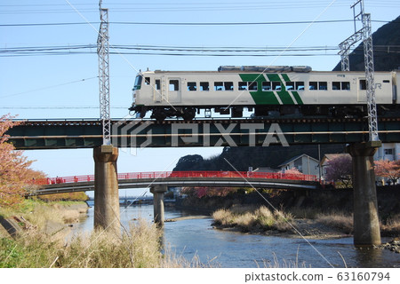 Series 185 Odoriko crossing the Kawazu River 63160794