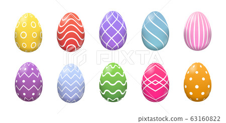 Happy easter eggs 63160822