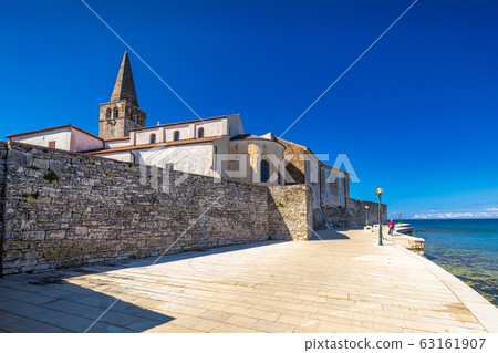 The Euphrasian Basilica in Porec town, Croatia. The Euphrasian Basilica in Porec town, Croatia. 63161907