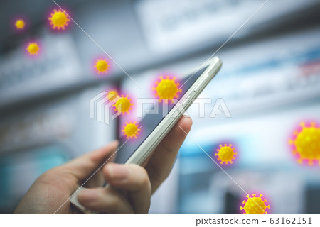 日暈 冠狀病毒 手 63162151