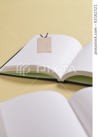 Book with white pages Book with white pages 63162321