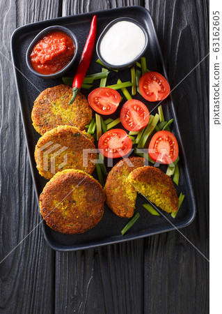 Baya Kyaw Burmese style falafel made of yellow Baya Kyaw Burmese style falafel made of yellow 63162605