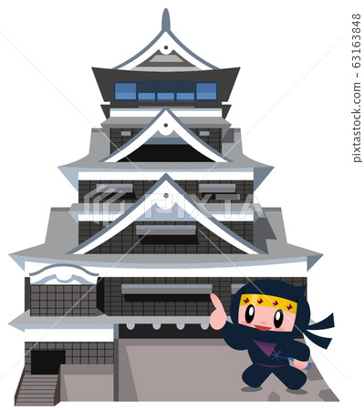 Kumamoto Castle and Ninja 63163848